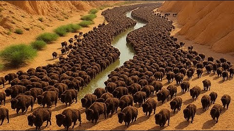 The U S  Released Hundreds of Bison Into the Desert   What Happened 10 Years Later Is Shocking