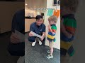 William celebrates end of treatment for leukemia with a bell ringing party!