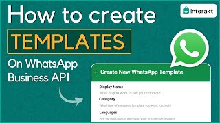 How to create Templates for WhatsApp Business API | Interakt screenshot 2