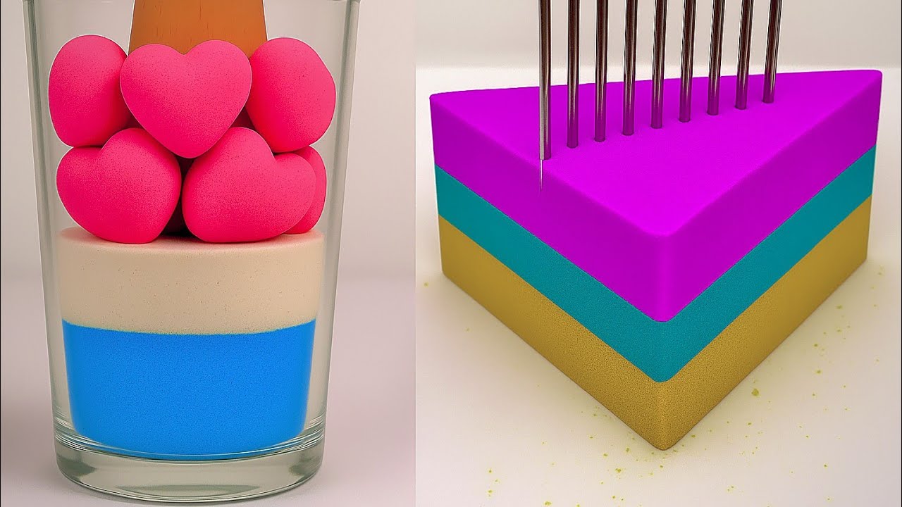 Most Satisfying Kinetic Sand Cutting ASMR | Relaxing Sand Sounds & Stress Relief