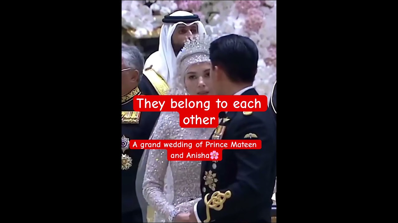 A grand wedding of Prince Mateen and Anisha