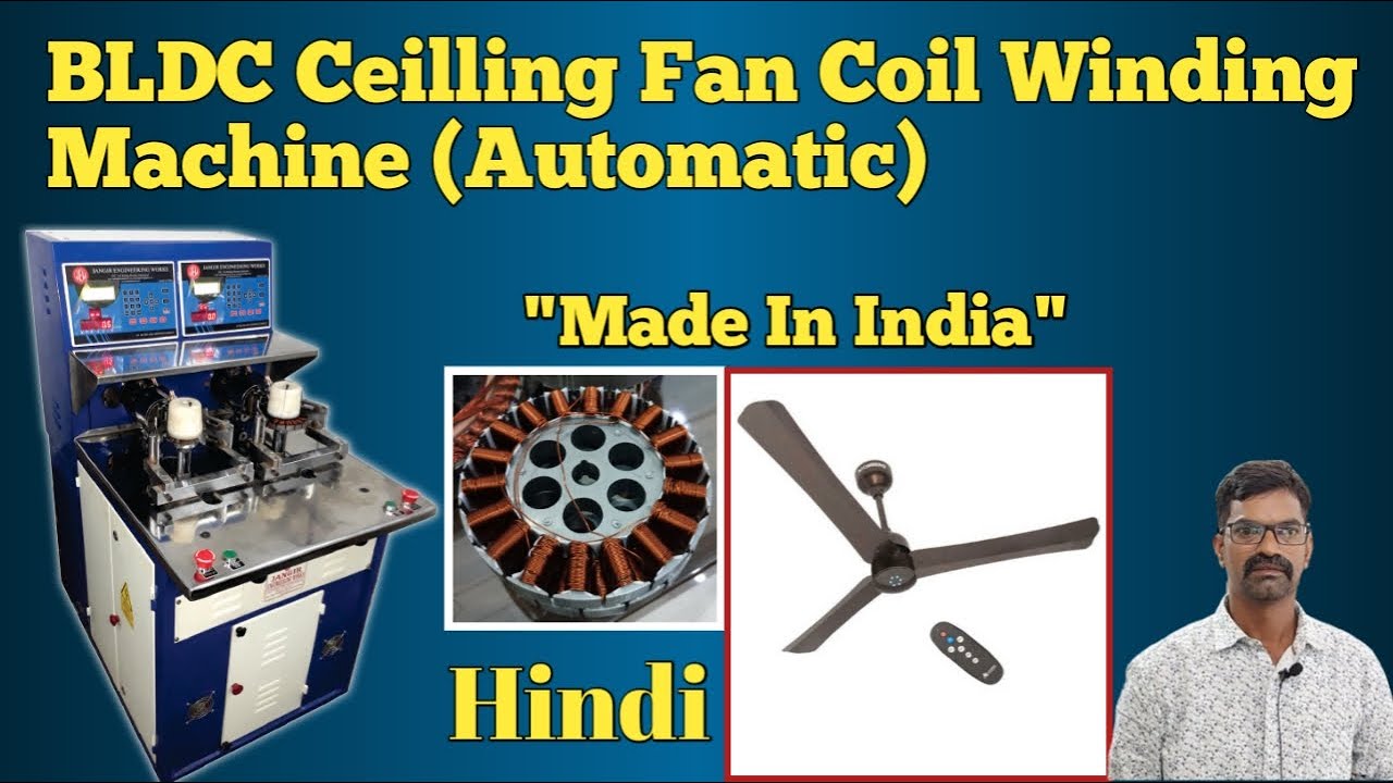 BLDC Ceiling Fan Coil Winding Machine (Automatic) "Made In India