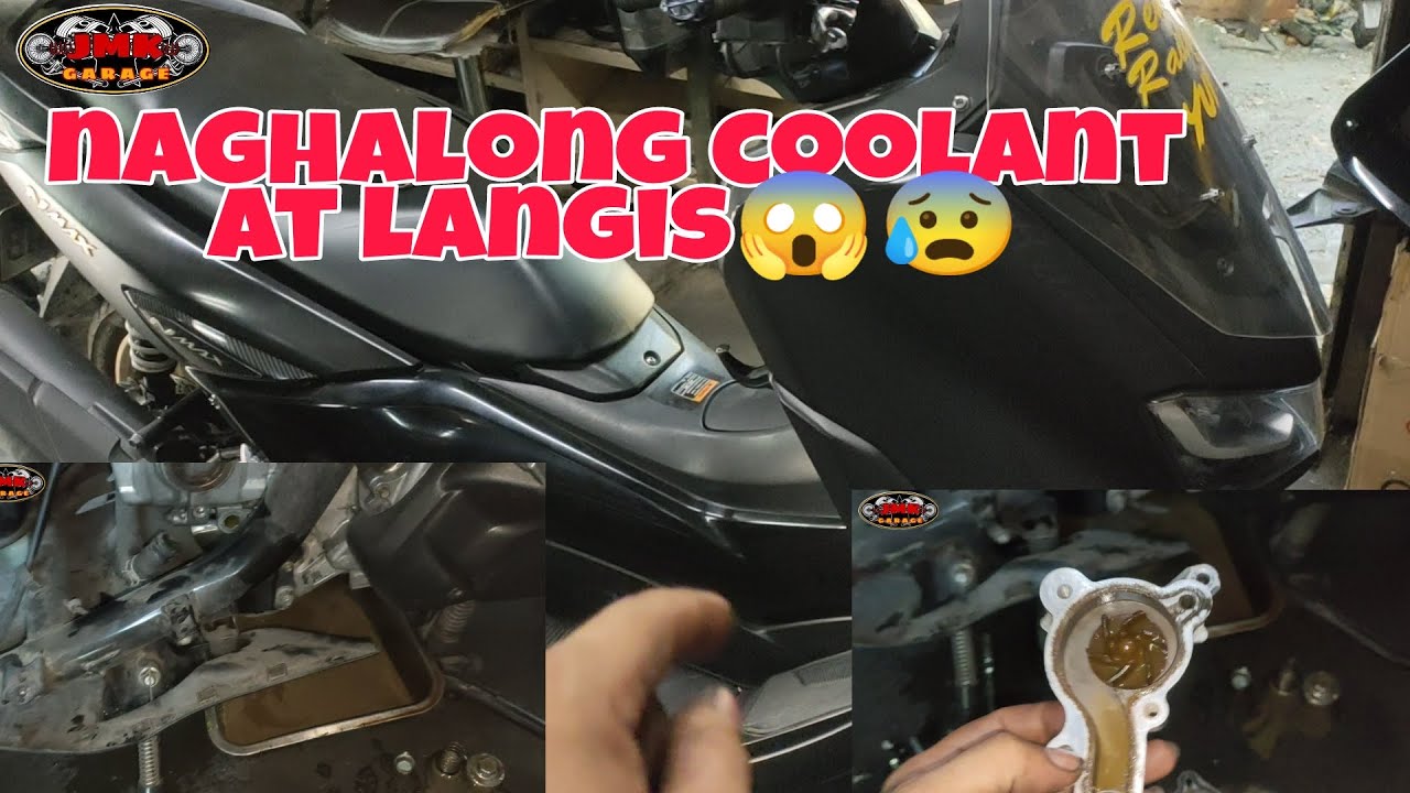 naghalong coolant at langis sabi ng iba baba makina daw😱Mga dapat gawin yamaha nmax155