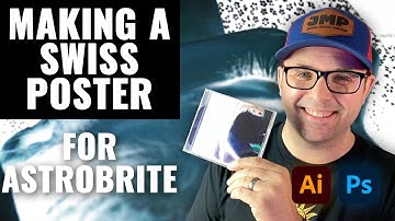 💿 Making A Swiss Poster for ASTROBRITE (Whitenoise Superstar)