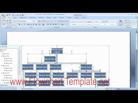 How To Make Hierarchy Chart In Word