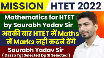 Class 2 | Mathematics for  Htet | Htet Exam Date | HTET Preparation Strategy | HTET Syllabus Books
