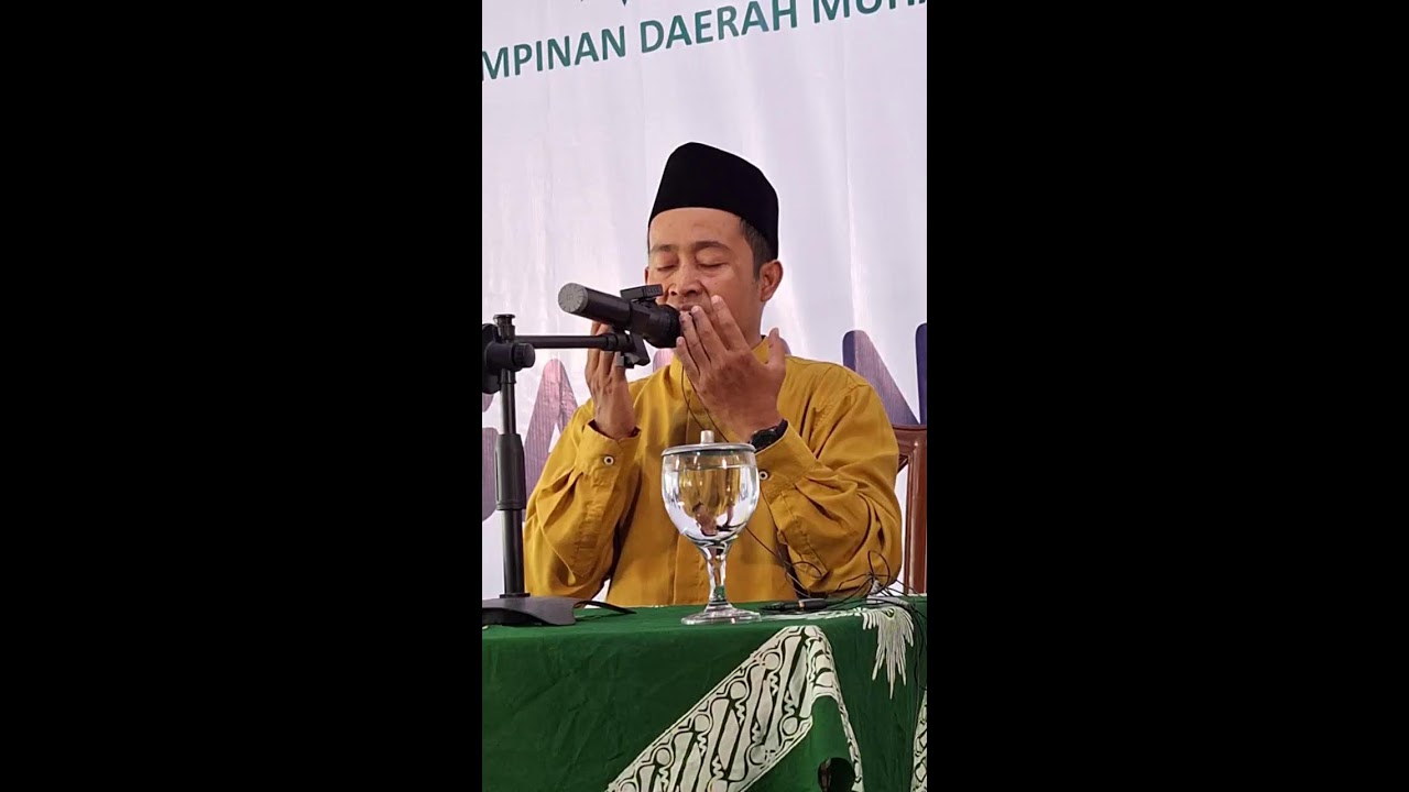 Ustadz Mujiman Di Gedung Dakwah Muhammadiyah Gresik