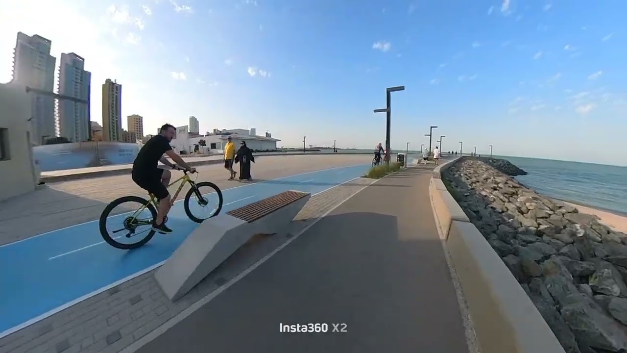 ANOTHER RIDE [ Feb. 28,2026] Salmiya to Kuwait Tower 🚲