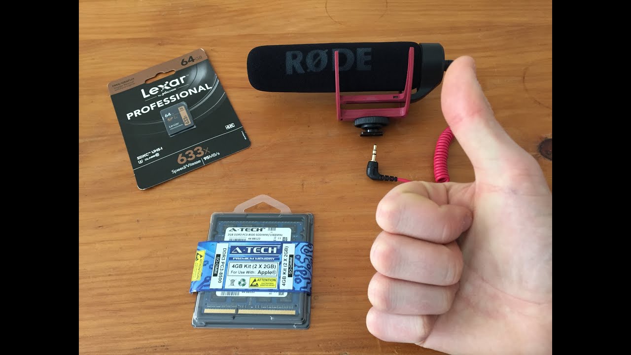 Unboxing Micro Røde Ram A Tech Sd Lexar You Unboxing Micro Røde Ram A Tech Sd Lexar