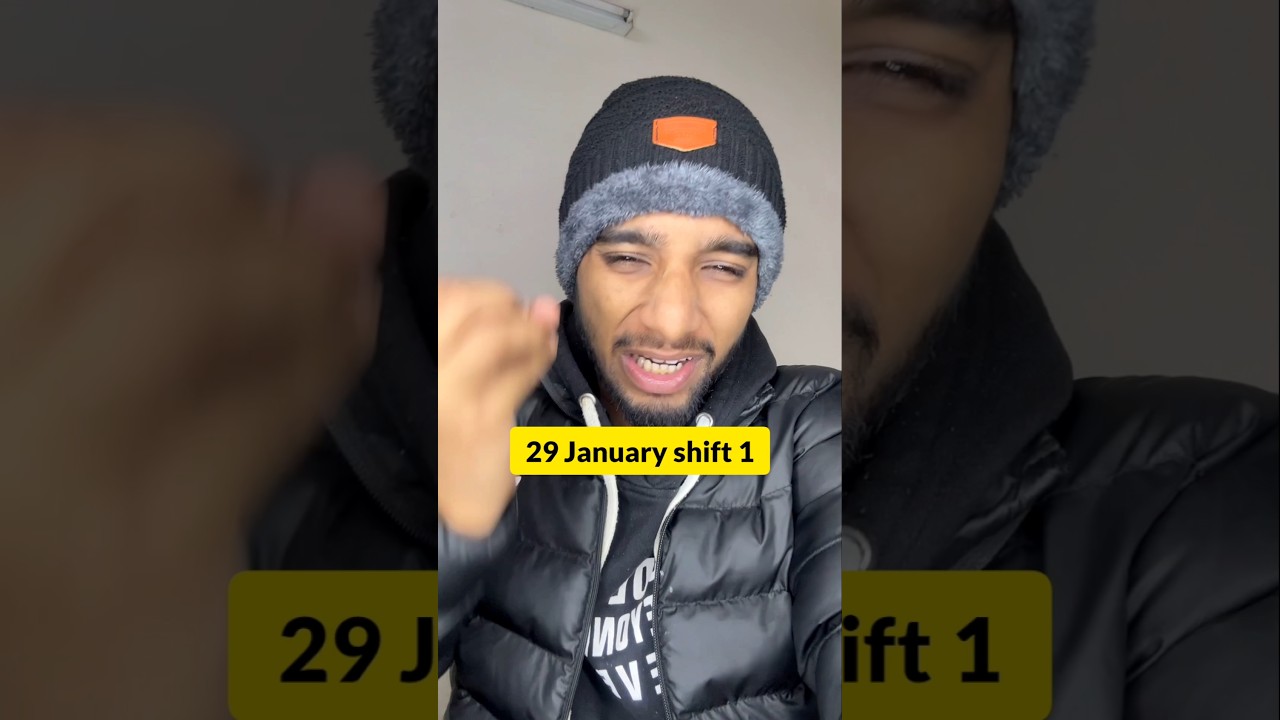 🥳Laddu shift Aagyi? 29 January shift 1 review | JEE Mains 2025 