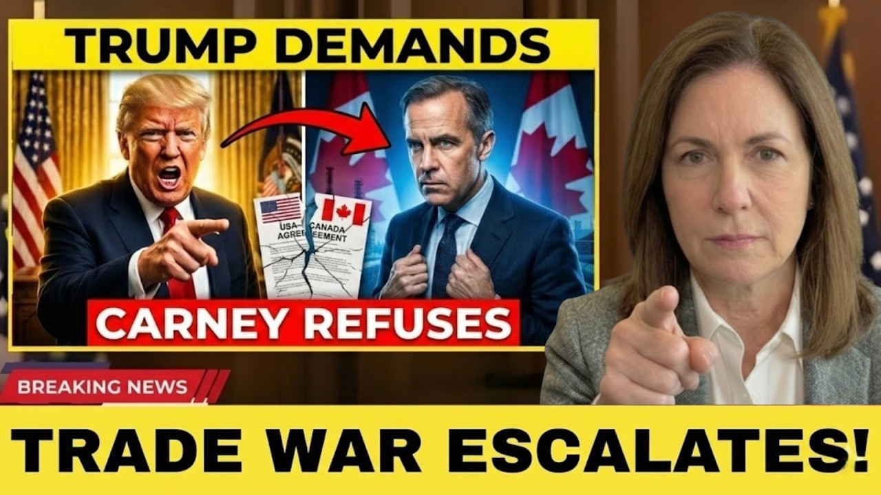 BREAKING Trump SHOCKS Canada With New Trade Ultimatum Carney’s Unfiltered Response