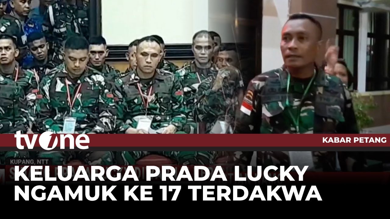 Ayah Prada Lucky Penuh Emosi Mengejar 17 Terdakwa Usai Sidang | tvOne