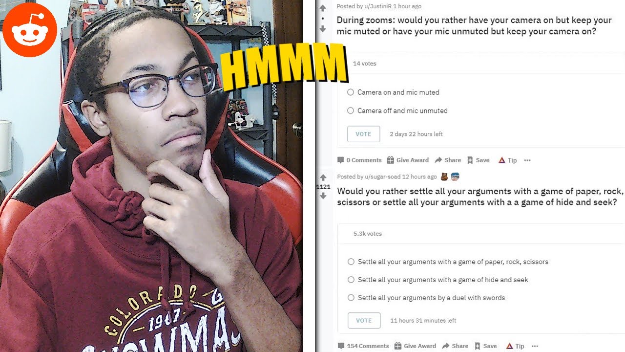 Would You Rather Reddit Addition R WouldYouRather YouTube would-you-rather-reddit-addition-r-wouldyourather-youtube