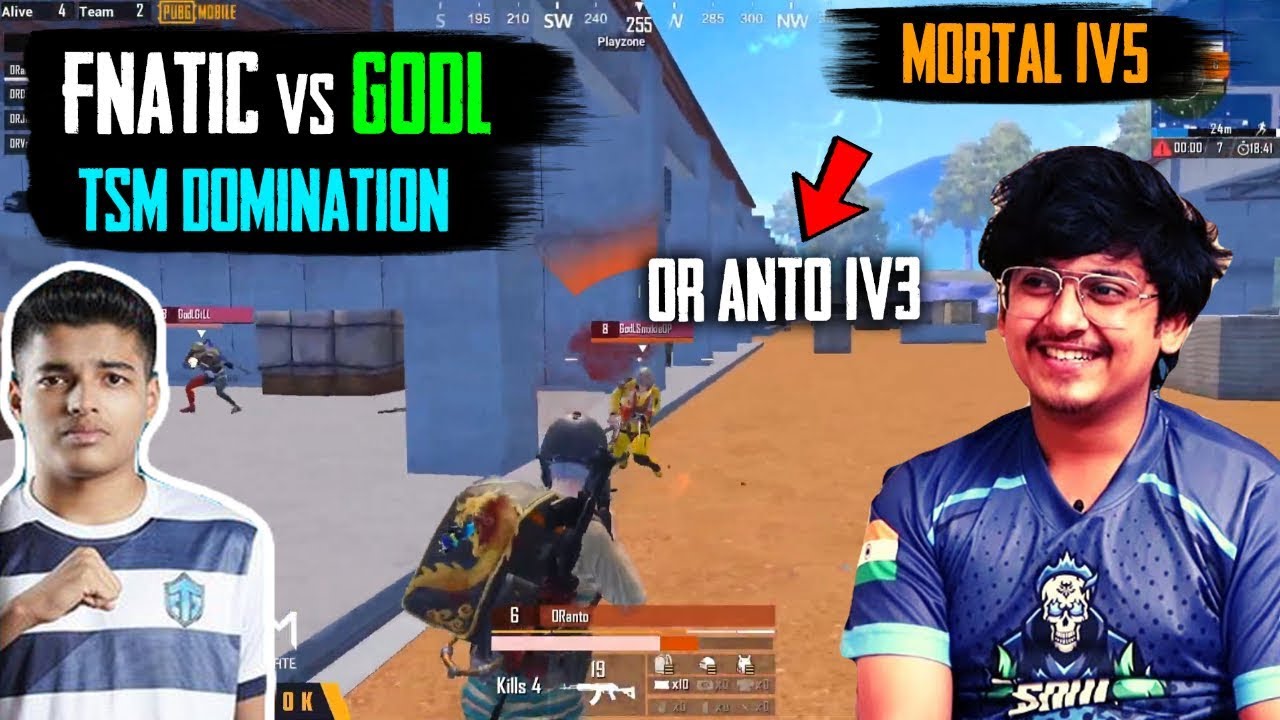 Soul Mortal 1v5 | OR Anto 1v3 Chicken | Fnatic Vs GodL | TSM Entity ...