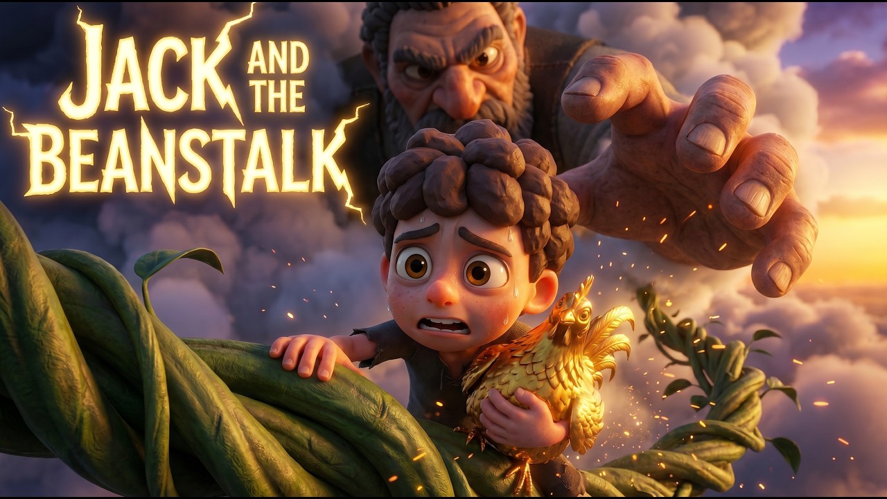 Jack and the Beanstalk Reimagined 🏰 Animated Fairy Tale for Kids - YouTube