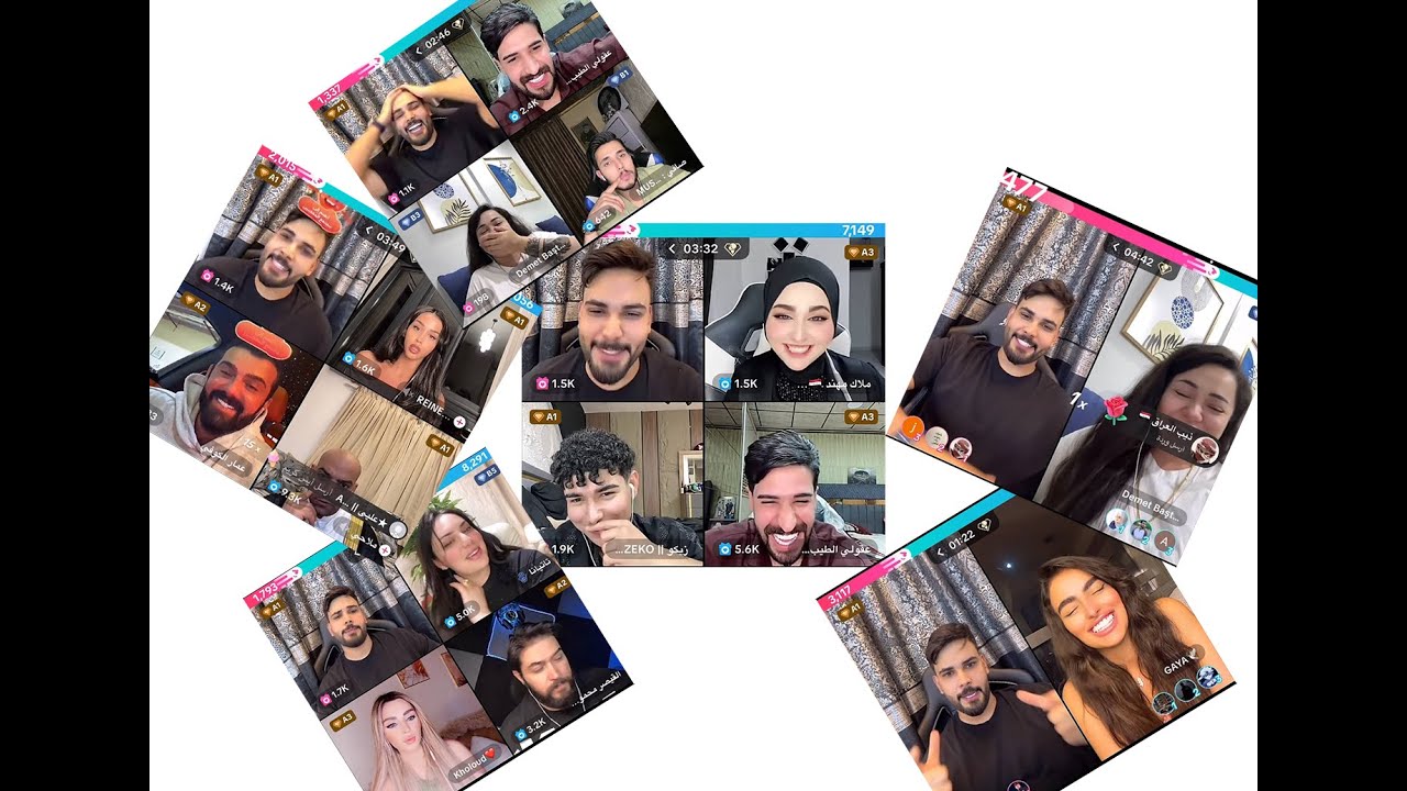 كيستات محمود المكسيكي مع ملاك و عقيل و كايا و عمار الكوفي و ملاحي و نوره و ديميت و تاتيانا بث 6/13