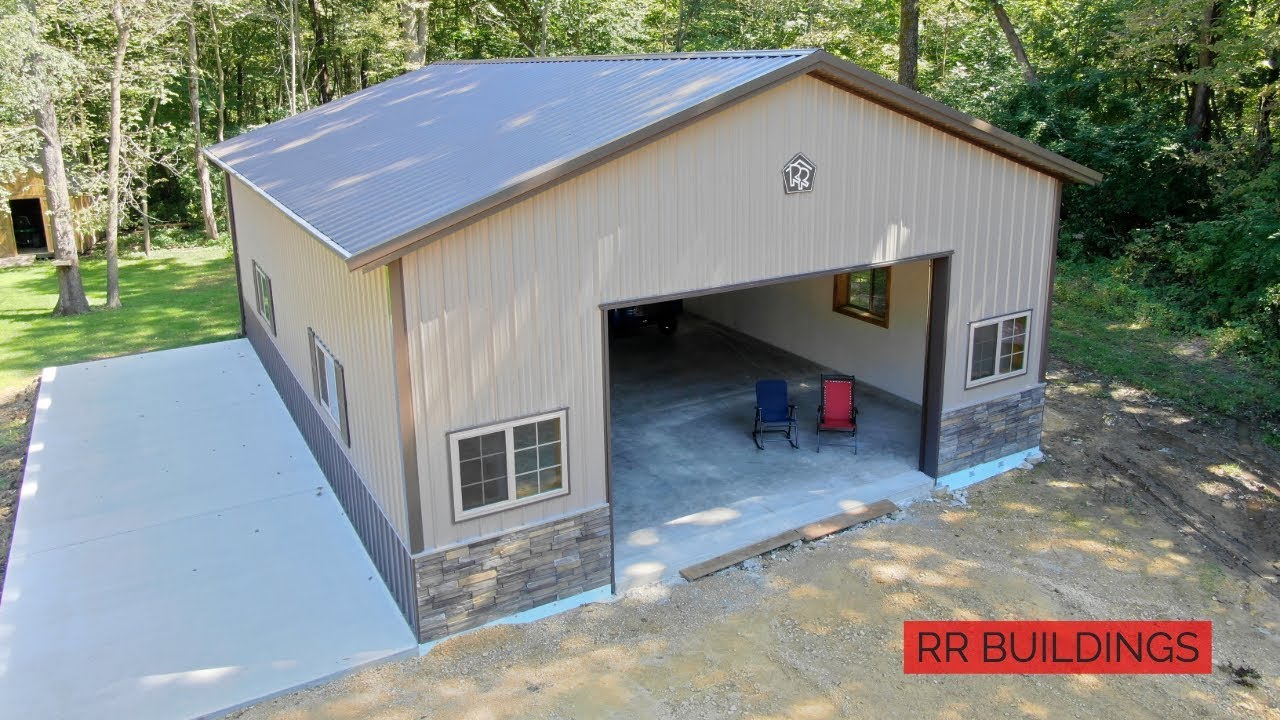 How To Build A Garage Concrete And Final Walkthrough YouTube