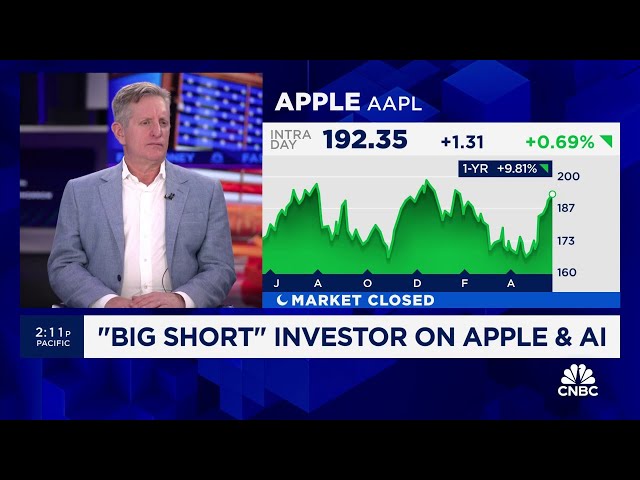'Big Short' investor Steve Eisman predicts huge Apple refresh cycle ahead due to AI class=