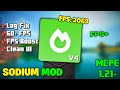 Sodium Mod V4 For MCPE 1.21+🔥 [FPS BOOST]