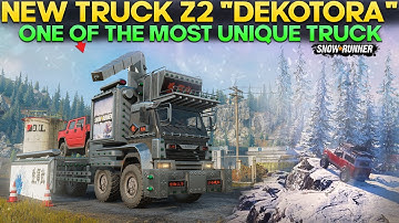New Truck Z2 "Dekotora" in SnowRunner One Of The Most Unique Vehicle