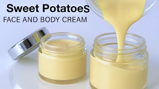 Sweet Potatoes Face And Body Cream, Moisturising And Brightening  (Nature Inspired)