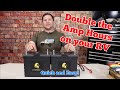 How to install Dual 12 Volt RV Lithium Batteries | The Savvy Campers