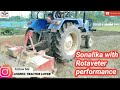 Sonalika Di rx 35 sikander model rotaveter me performance
