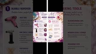 Everything You Need to Start Resin Art | Beginner Guide #diy  #shorts