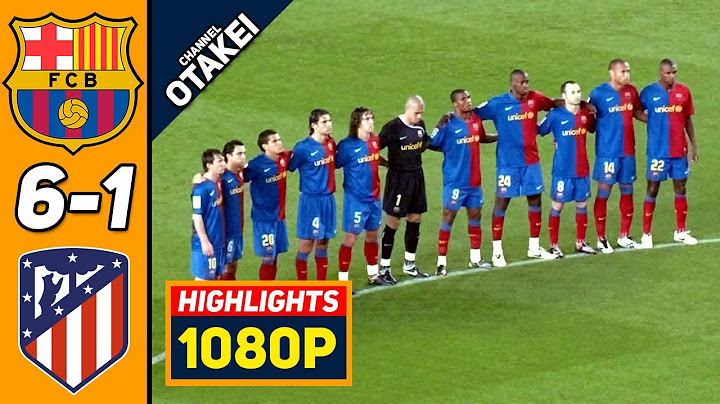 🔥 Барселона - Атлетико Мадрид 6-1 - Обзор Матча Чемпионата Испании 04/10/2008 HD 🔥