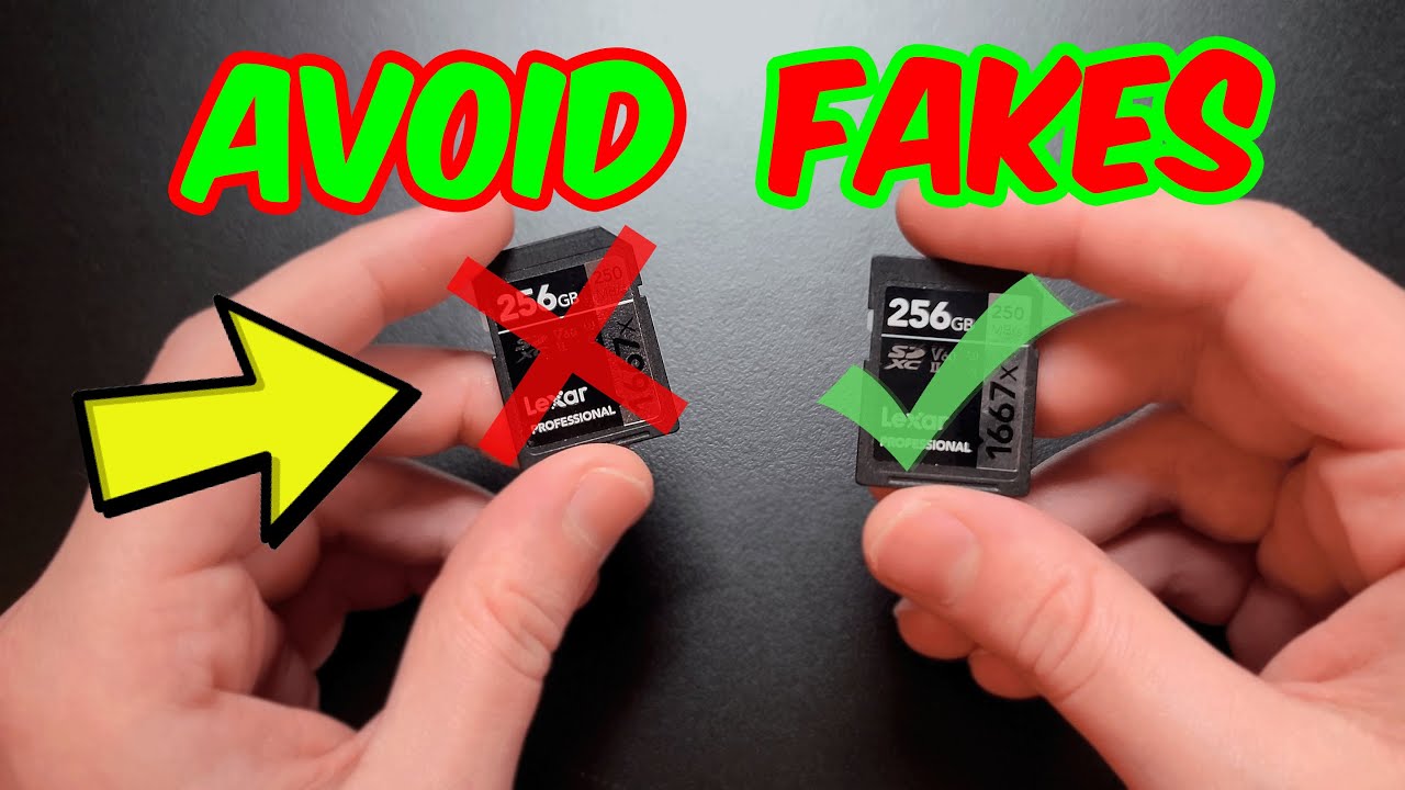 How to Avoid and Identify Counterfeit SD Cards / Flash Drives YouTube
