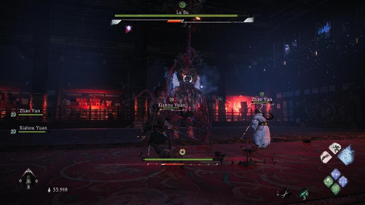 Wo Long: Fallen Dynasty Lu Bu Second Fight