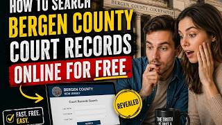 How to search Bergen County court records online for free