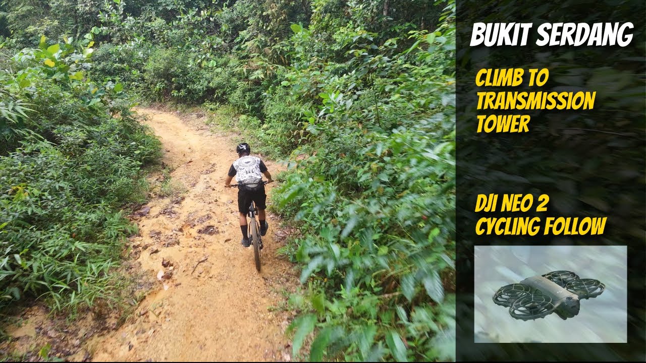 DJI Neo 2 — My New Trail Pet 😂 | Cycling Follow MTB Fun 🐕