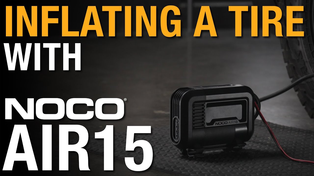 How To Inflate Tires with NOCO AIR15 - YouTube