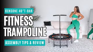 Kensone 40 Bungee T-Bar Mini Trampoline: Unboxing, Assembly & Honest Review