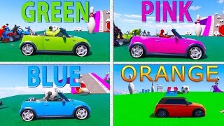 Super Hero Jet Car Stunts "HULK , SUPERMAN , SPIDERMAN ,BATMAN ,w/ Nursery Rhymes Kids Songs screenshot 3