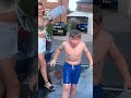 Kid braves ice bucket challenge 😂🧊🥶                   🎥: TikTok / charlottecawley1
