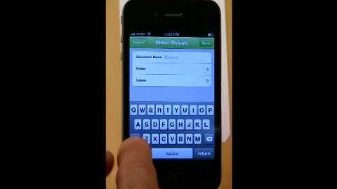 iPhone Scanning with the OfficeDrop App