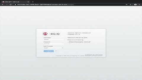 Setup LDAP User Authentication on BIG-IQ