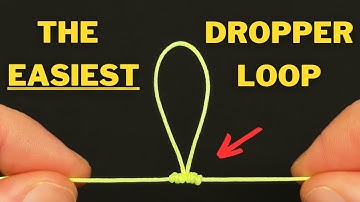 How To Tie an Easy Dropper Loop Knot in Seconds! (step-by-step guide!)
