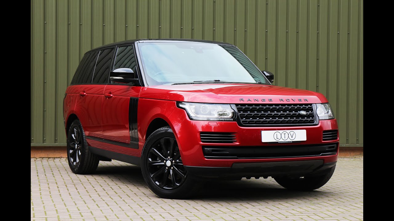 2018/18 Range Rover 3.0 TD V6 Vogue - Sliding panoramic sunroof, black ...