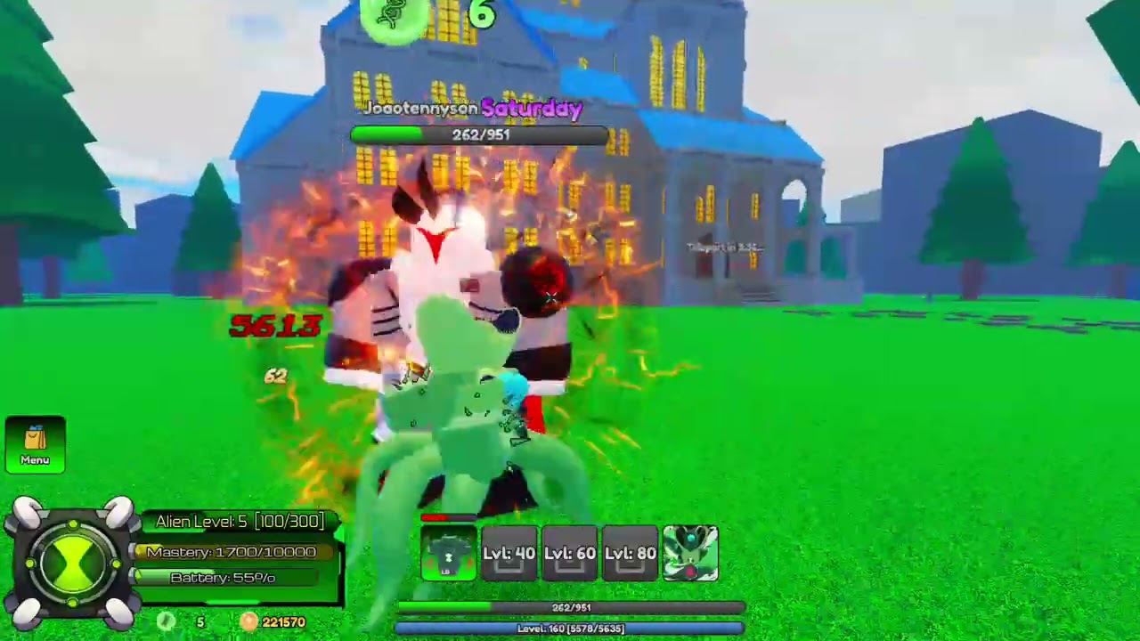 João Tennyson vs cavaleiros Roblox no Ben 10 parte 3|Ben 10 no Xbox one|