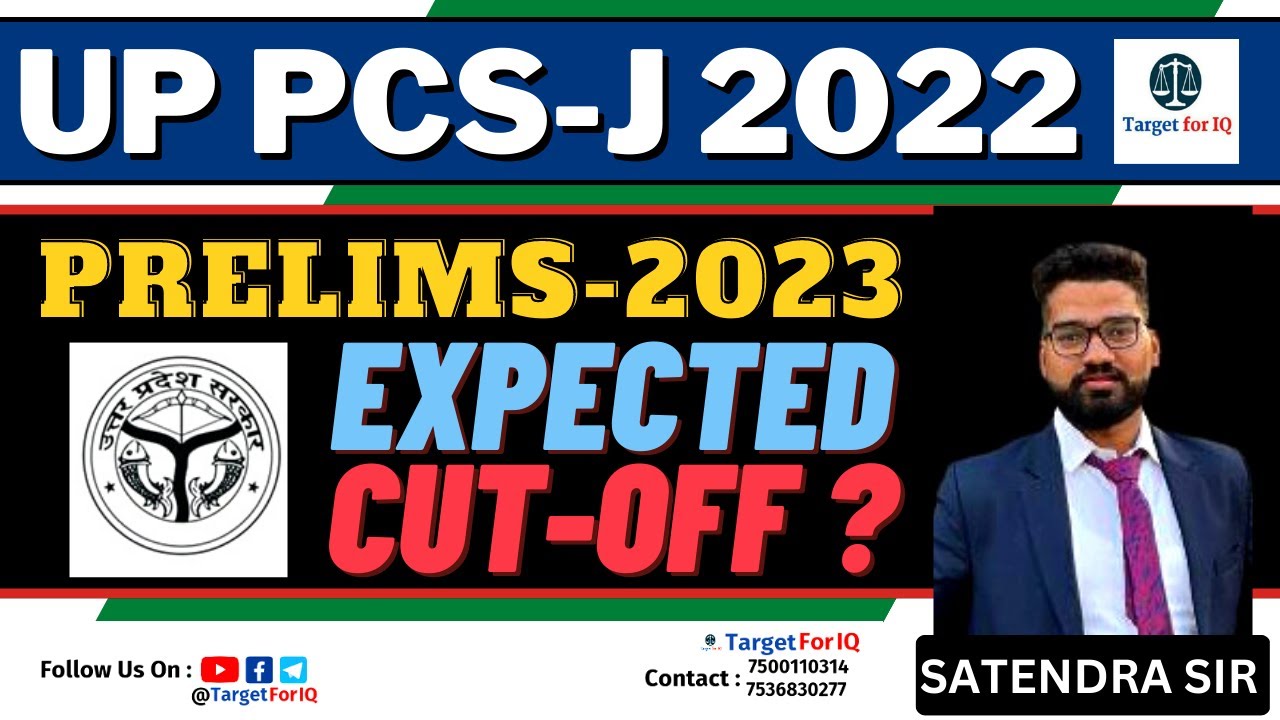 Expected Cut - Off? | UP PCS-J PRE 2022 | BY - TARGET FOR IQ | 