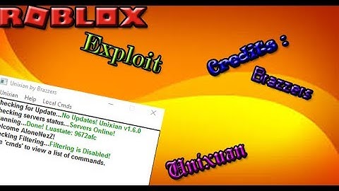 [NEW] ROBLOX EXPLOIT : Unixuan.dll (WORKING) KEWL COMMANDS, 100+ CMDS