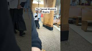 The Sacred Entrance: The Priest's Journey to the Altar #shorts