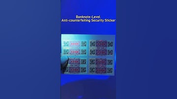 Banknote-Level Anti-counterfeiting Security Sticker
