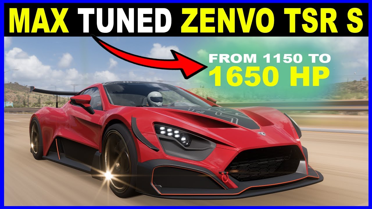 Max Tuned Zenvo Tsr S Tuning To Break Top Max Speed Limitation Forza