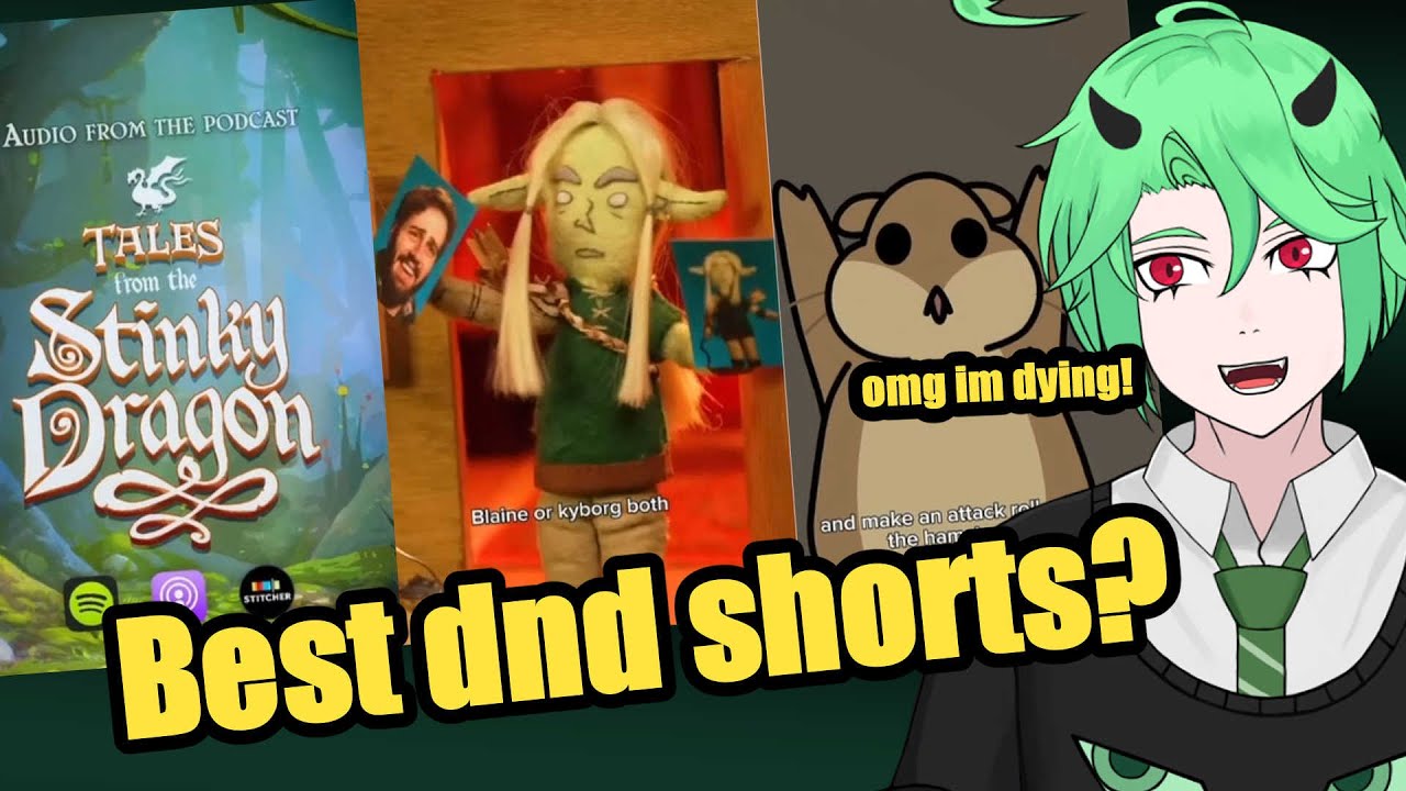 FUNNY DND SHORTS | Tales from the Stinky Dragon reaction | Gum gum is hilarious omg.