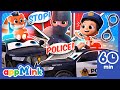 🚓🎶 Police Car Songs and Cartoons 🚔🌟 #appmink #nurseryrhymes #kidssong #cartoon #kids #animation