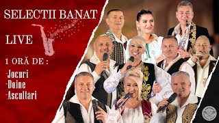 Selectii Banat Live - Jocuri, doine, ascultari || Colaj 1 ORA muzica banateana de petrecere
